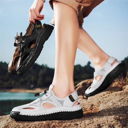 Herren Sandalen Sportlich Verstellbar Bequem Sommer