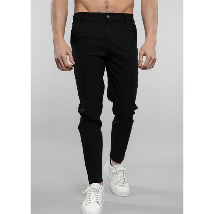 Herren Anzughose Slim Fit Modern Elegant