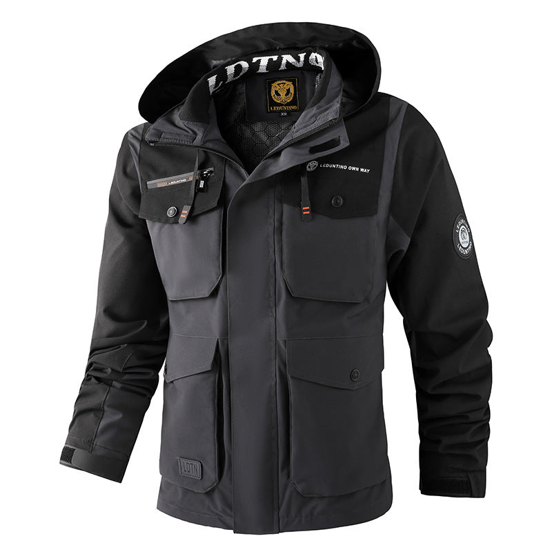 Herren Outdoor-Jacke Wasserabweisend Funktionell
