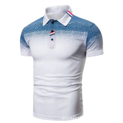 Herren Poloshirt Modern Grafik Sportlich Slimfit
