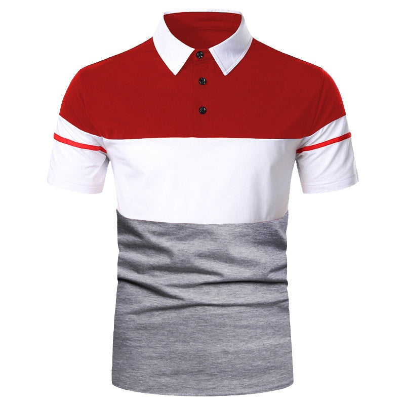 Herren Poloshirt Modern Streifenfashion Slimfit