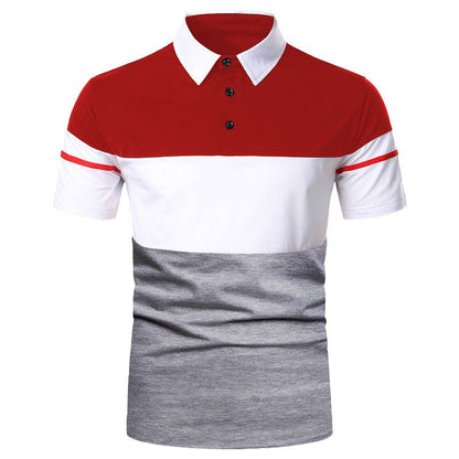Herren Poloshirt Modern Streifenfashion Slimfit