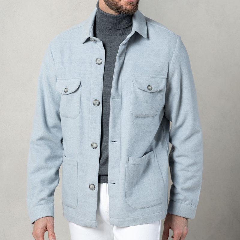 Herren Strickjacke Lässig Mit Knöpfen Und Taschen