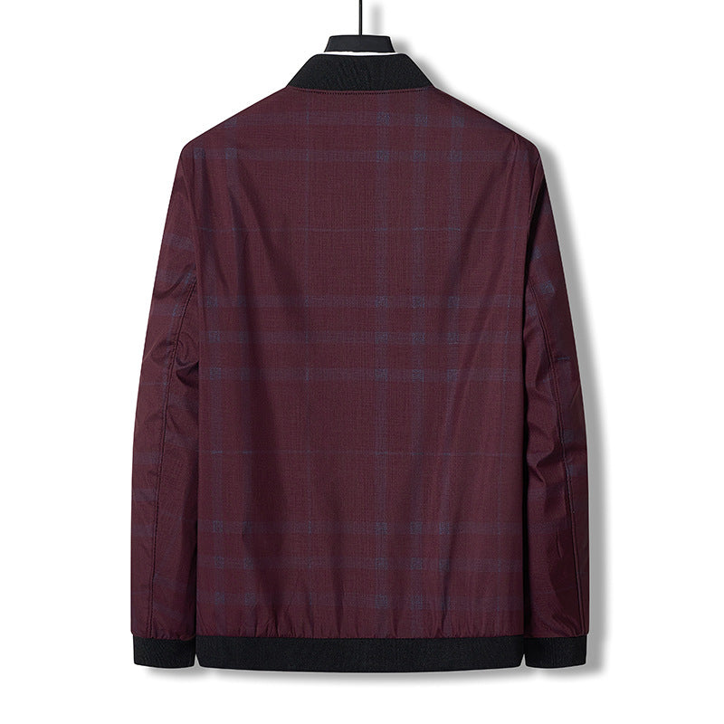 Herren Check-Jacke Modern Funktional