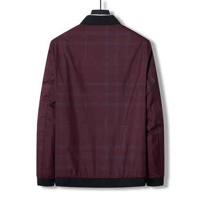 Herren Check-Jacke Modern Funktional