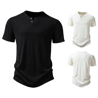Herren Kurzarm-Shirt aus Strickstoff Modern Berlin