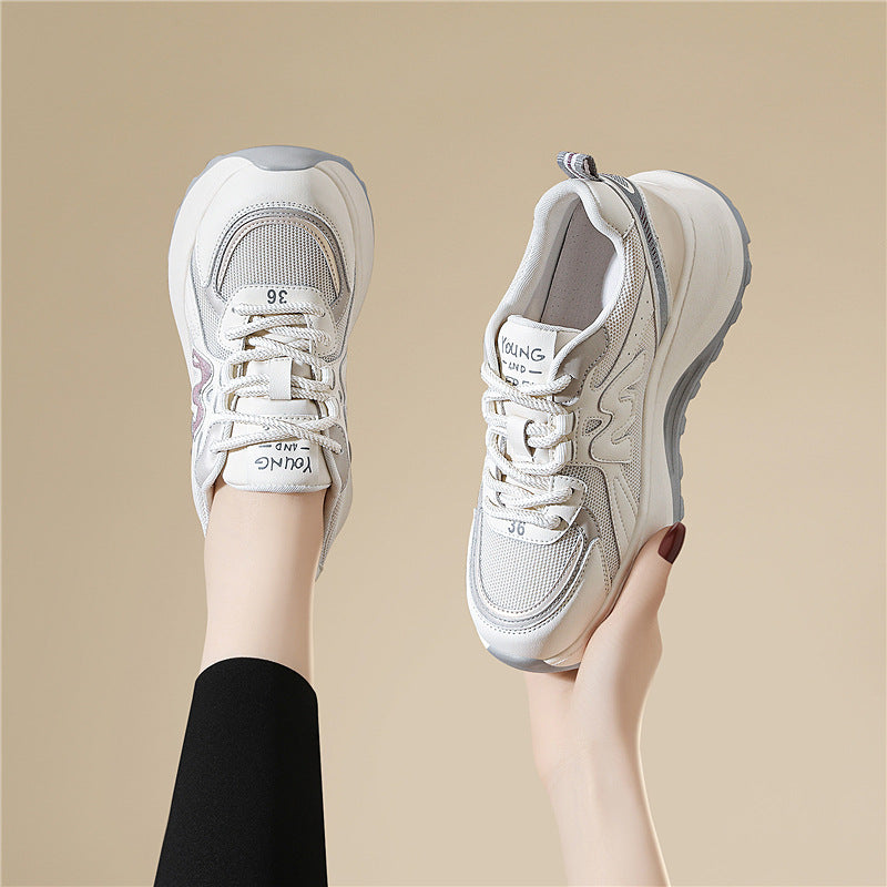Damen Sneaker Chunky atmungsaktiv Stoßdämpfend Mode