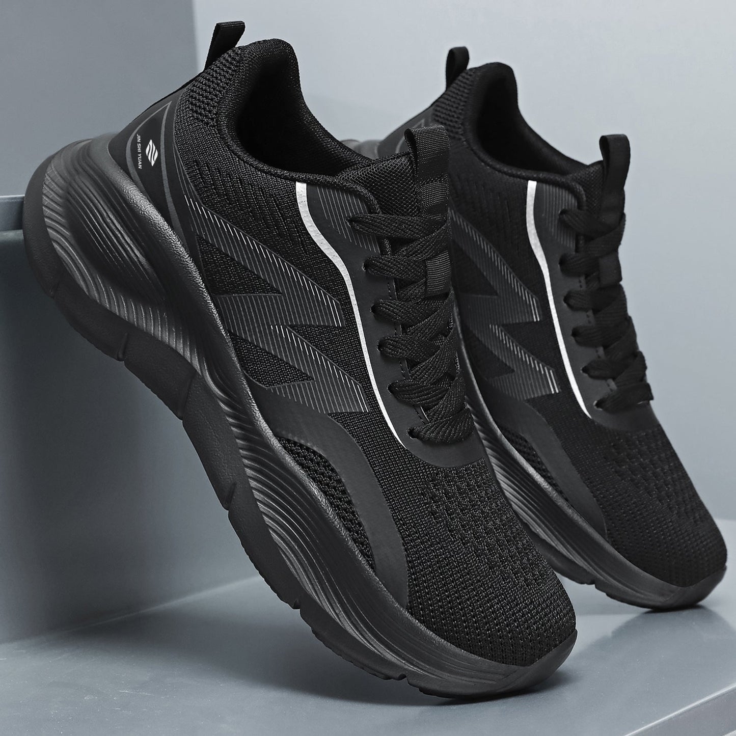 Damen Laufschuhe Fitness Freizeitsport Schwarz
