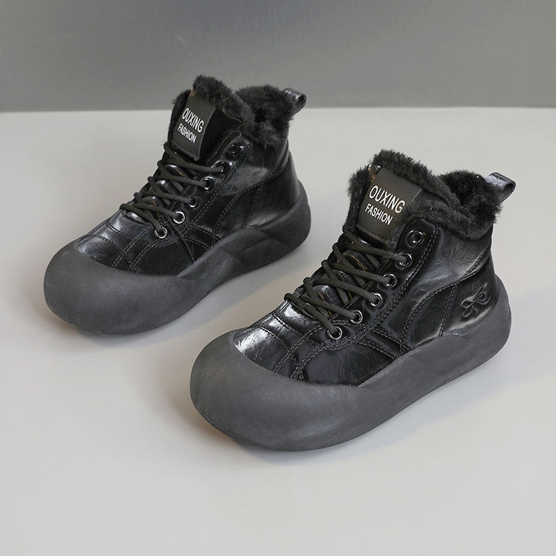 Damen Winterschuhe Warm Kuschelig Rutschfest