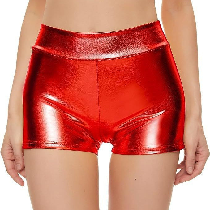 Damen Sport Shorts Hochbund Laufshorts Frauen