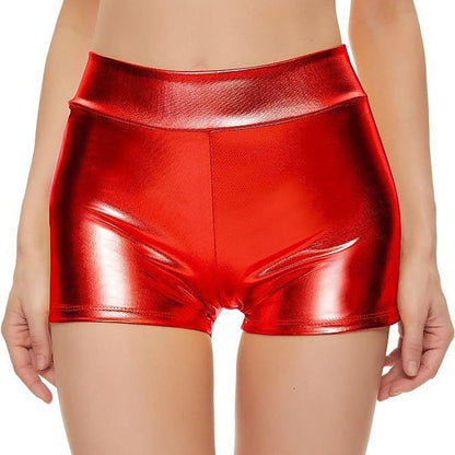 Damen Sport Shorts Hochbund Laufshorts Frauen