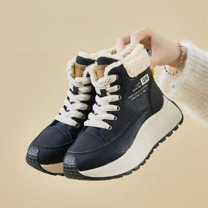 Damen Sneaker Warm Winter Schuhe Sportlich Rutschfest