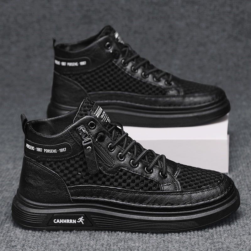 Damen Sneaker High-Top atmungsaktiv mit Weichsohle