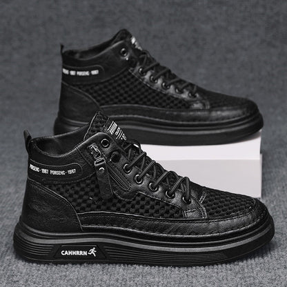 Damen Sneaker High-Top atmungsaktiv mit Weichsohle