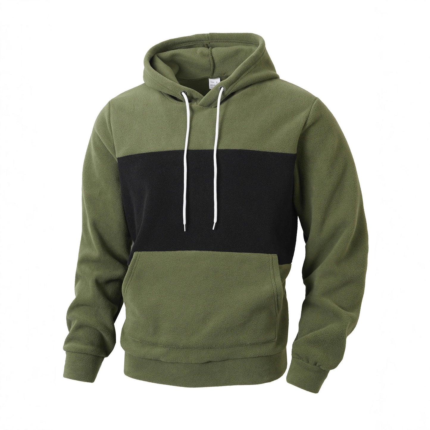Herren Fleece-Hoodie mit übergroßem Kragen BerlinGlamour → Herren-Hoodie mit Glamour-Berlin-Kragen