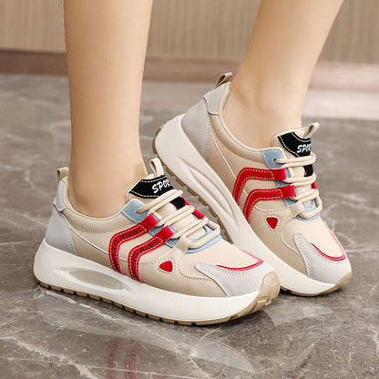 Damen Sport Sneaker Schnürsystem Modern