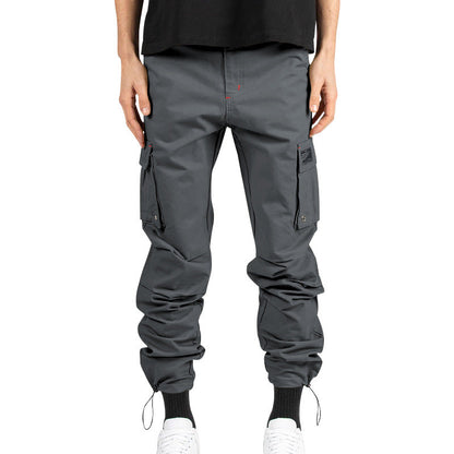 Herren Cargo-Hose Multifunktions-Taschen Elastisch