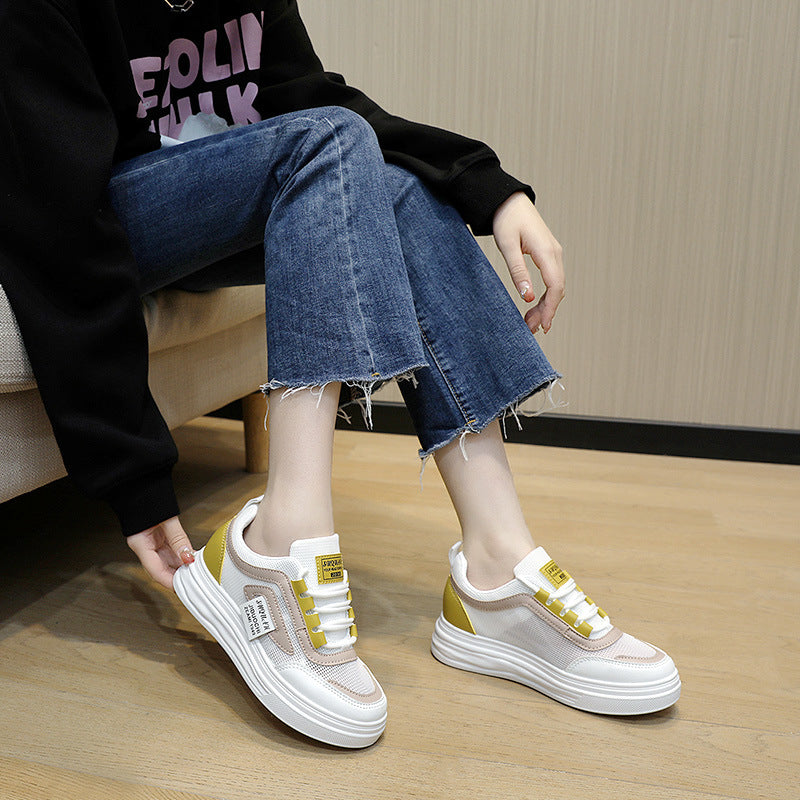 Damen Sneaker atmungsaktiv mit dämpfenden Sohlen Komfortschuhe