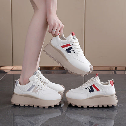 Damen Sneaker Chunky Bequem Rutschfest Komfortabel