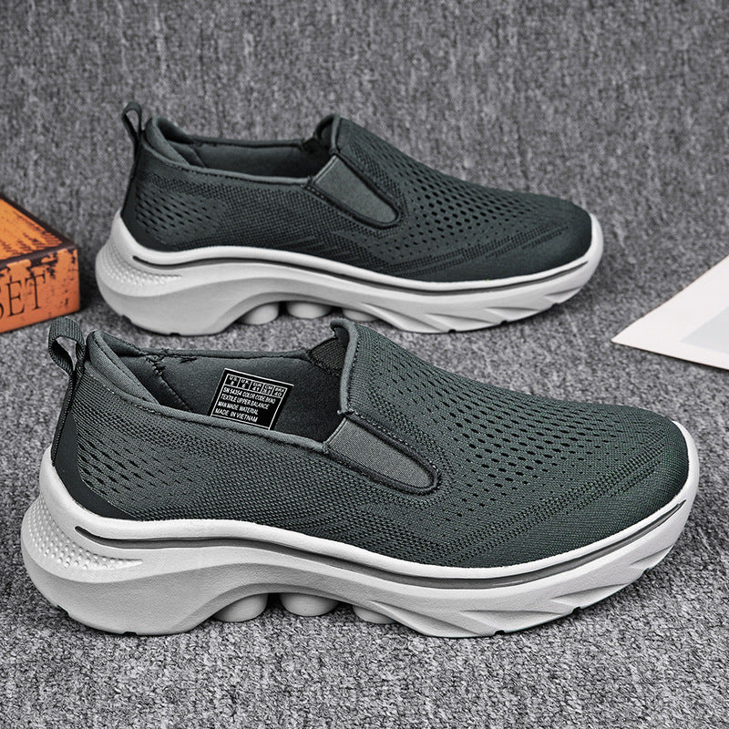 Damen Sneaker Atmungsaktiv Slip-On Bequem Flexibel - BerlinGlamour