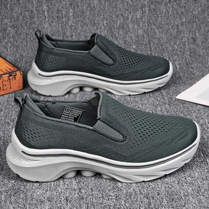 Damen Sneaker Atmungsaktiv Slip-On Bequem Flexibel - BerlinGlamour