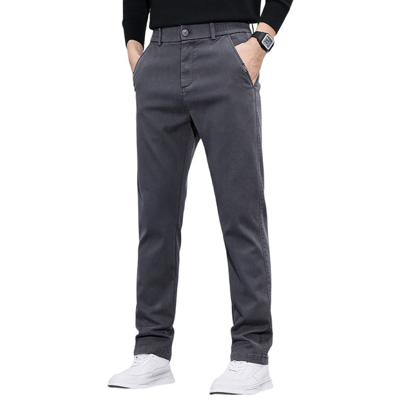 Herren Chinos Slim Fit mit Taschen Elegant Modern