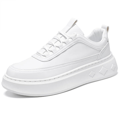 Damen Sneaker Plateau Modell Hochwertig Ledersohlen