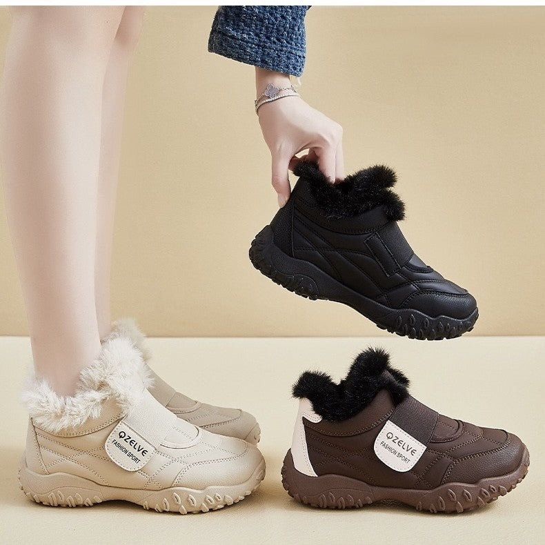 Damen Winter Sneaker Warm Flauschig Rutschfest - BerlinGlamour