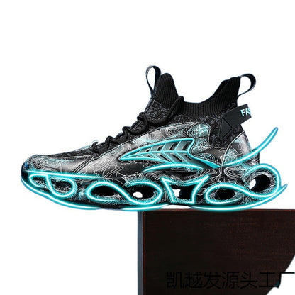 Damen Laufschuhe Sportlich Elastisch Mit Dämpfung