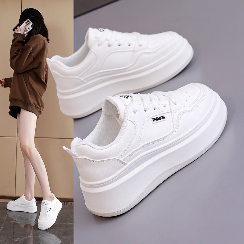 Damen Sneaker Hoch High Heel Chunky Laufsohlen - BerlinGlamour