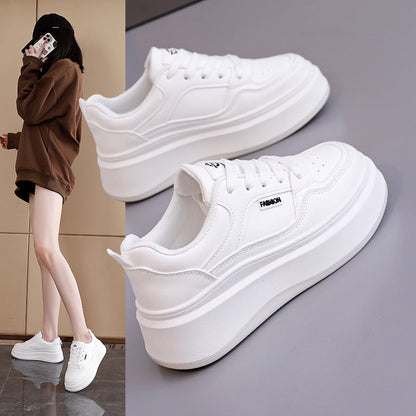 Damen Sneaker Hoch High Heel Chunky Laufsohlen - BerlinGlamour