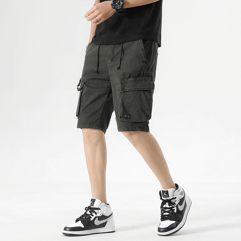 Herren Cargoshorts Bequem Elastisch Mit Vielen Taschen - BerlinGlamour