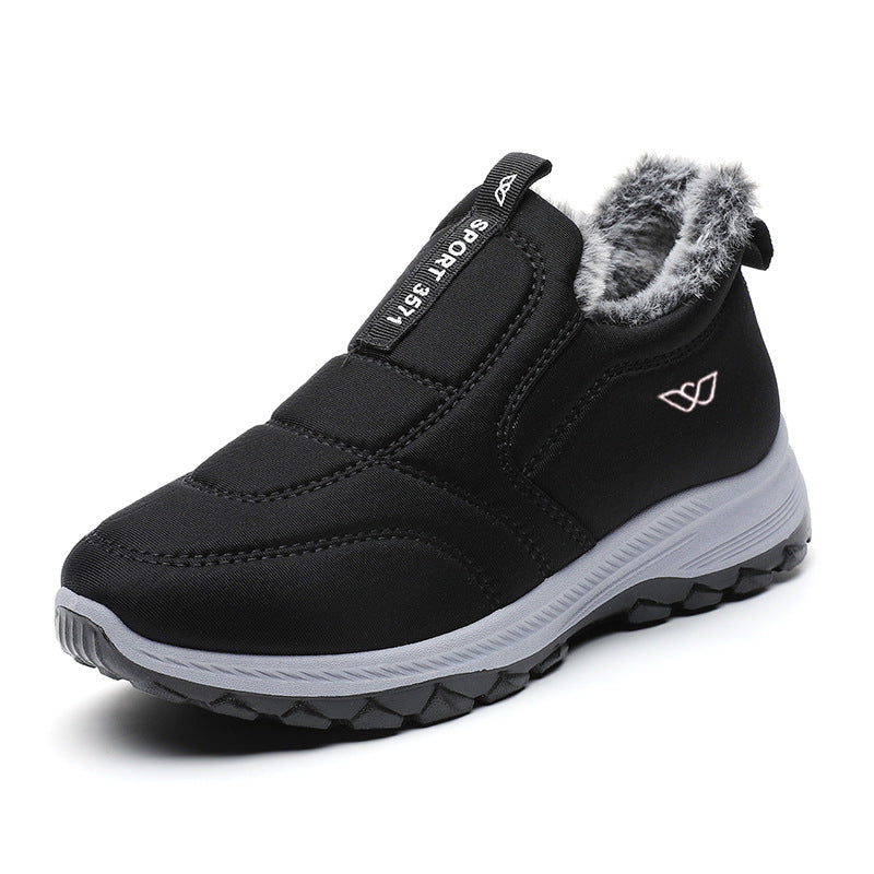 Damen Slip-On Schuhe Gefüttert Bequem Freizeit