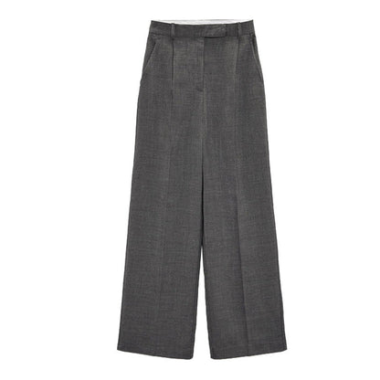 Hohe Wide-Leg Jeans Hose Damen Elegant