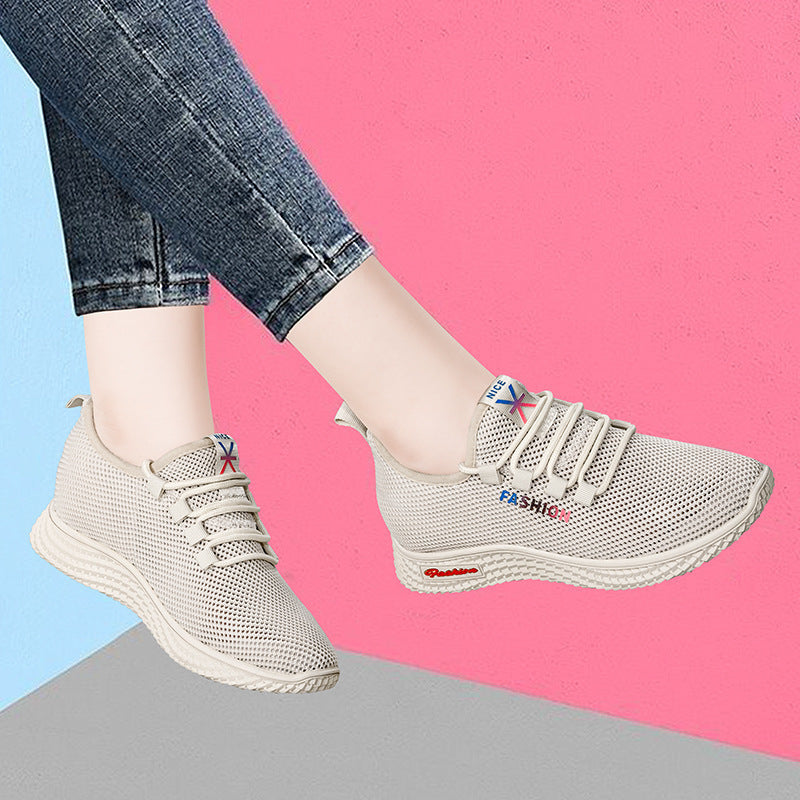 Damen Sneaker Atmungsaktiv Flexibel Mesh Modisch