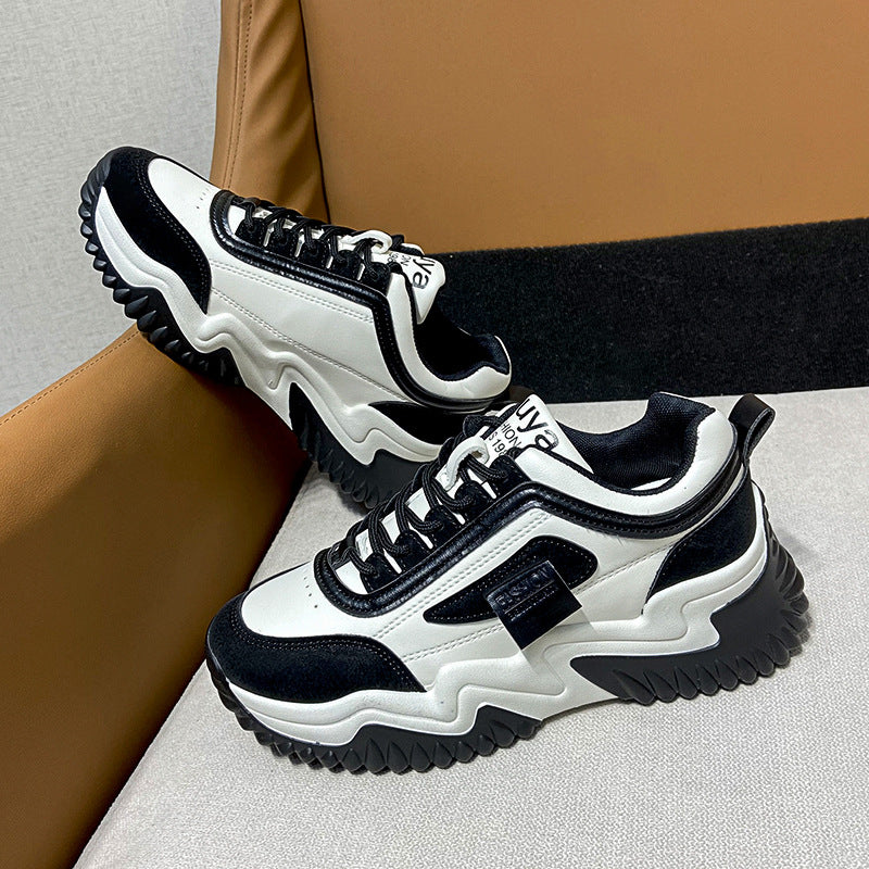 Damen Sneaker Sportlich Chunky mit rutschfester Sohle