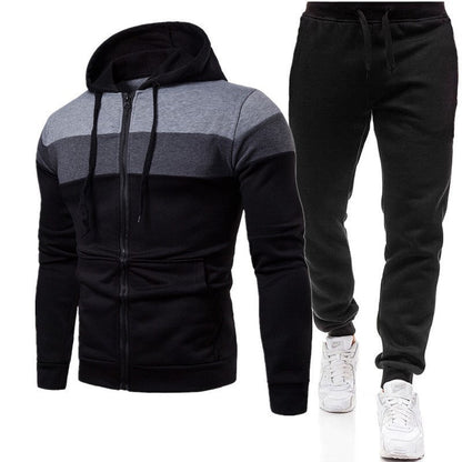 Herren Sportjacke Set Sweatjacke Jogginghose Bequem Elastisch - BerlinGlamour