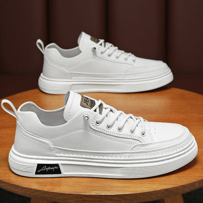 Damen Sneaker Weiches Leder Bequem Modisch