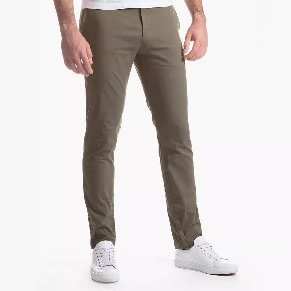 Herren Chinos Bequem Elastisch Moderner Schnitt - BerlinGlamour