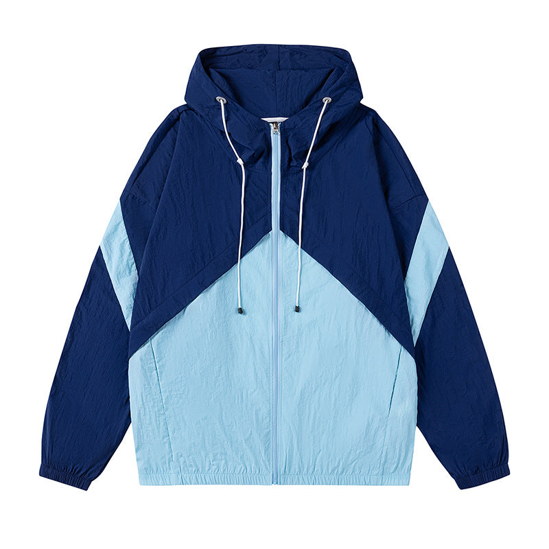Herren Windjacke Sportlich Reflektierend Verstellbares Kapuzen