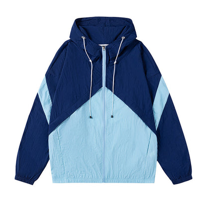 Herren Windjacke Sportlich Reflektierend Verstellbares Kapuzen