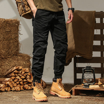 Herren Cargo-Hose Sportlich Elastisch Mit Taschen