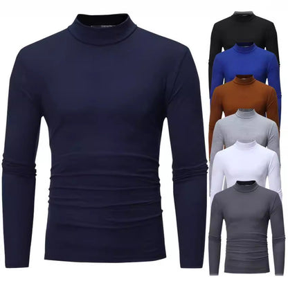 Weicher Herren Rollkragenpullover Jersey Modern - BerlinGlamour