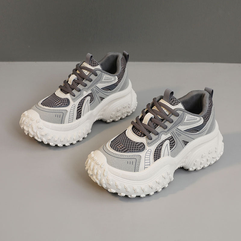 Damen Sneaker Sport Laufschuhe Rutschfest Atmungsaktiv