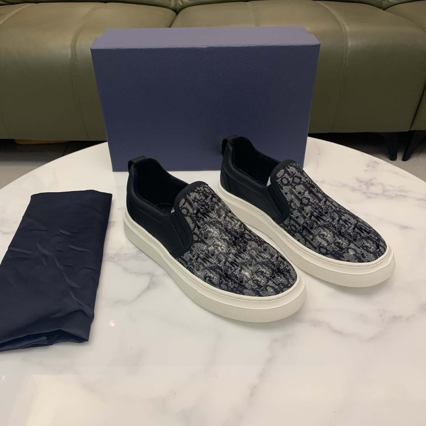 Damen Sneaker Schlangenleder Elastisch Bequem