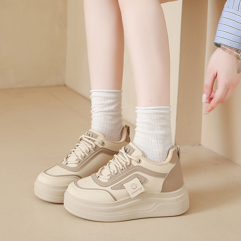 Damen Sneaker Plateau Modisch Sportlich Mit Dämpfung