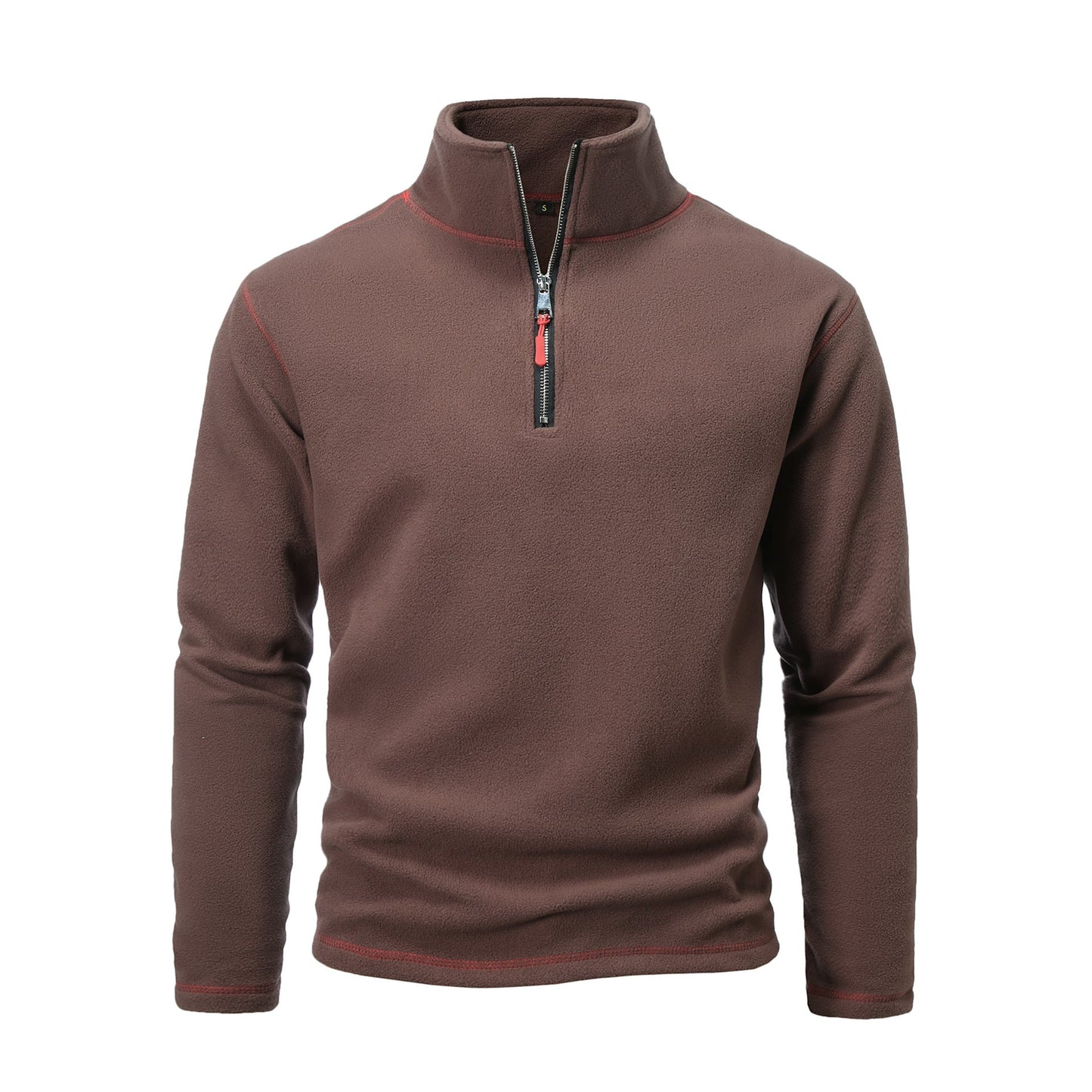 Herren Fleece Pullover atmungsaktiv Reißverschluss Warm