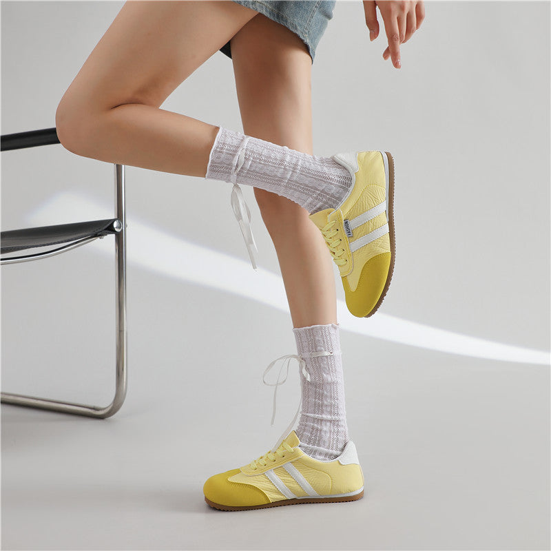 Damen Sneaker Weich Flexible Laufsohle Bequem - BerlinGlamour