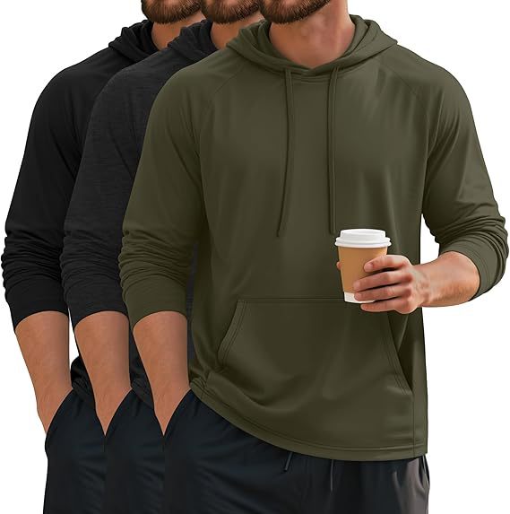 Herren Kapuzenpullover Kängurutasche Modern Komfortabel