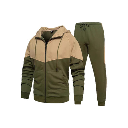 Herren Fleece Jogginganzug Sportlich Bequem